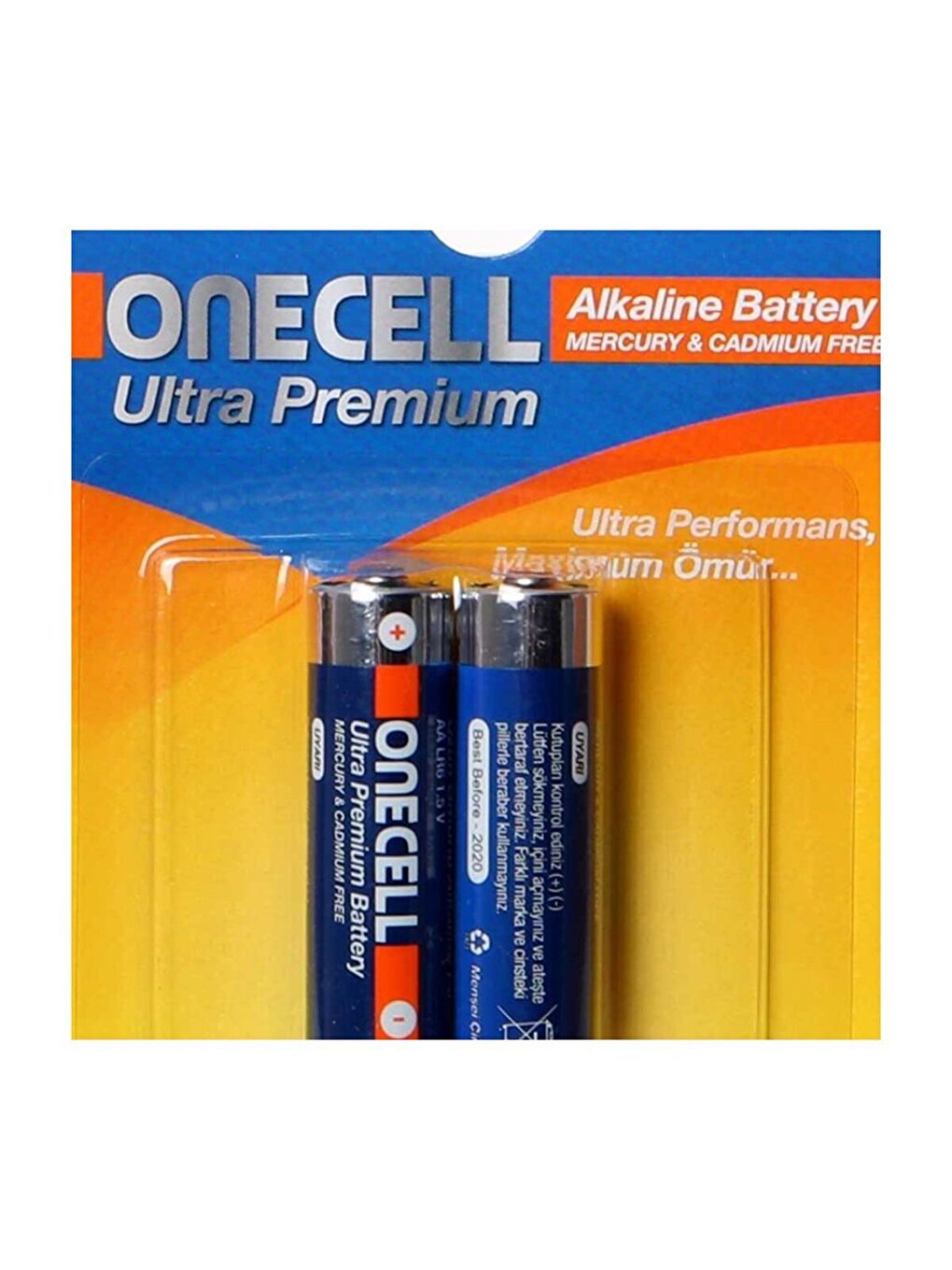 Onecell Ultra Premium Alkalin AA Boy Pil 2li - 2