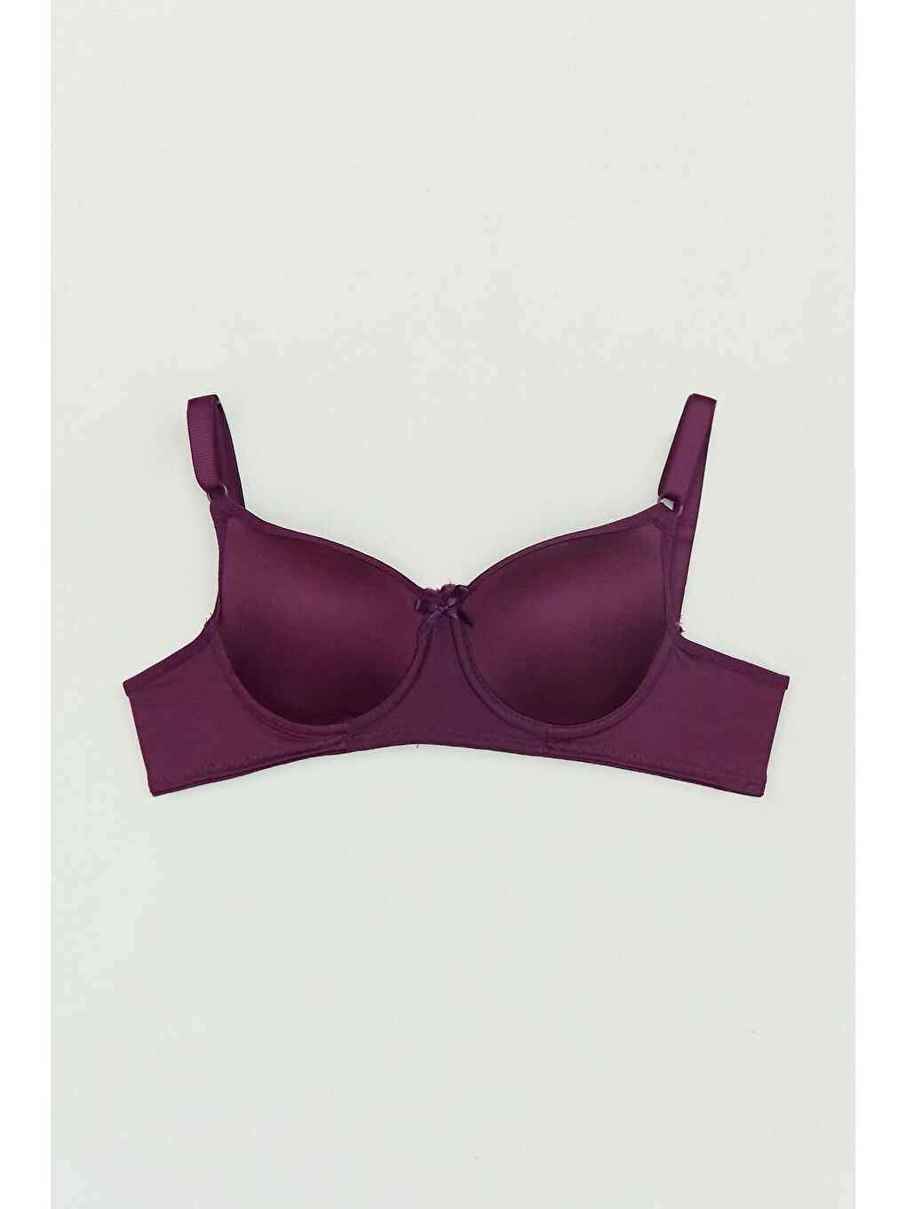 Mürdüm Desteksiz Telli Sütyen