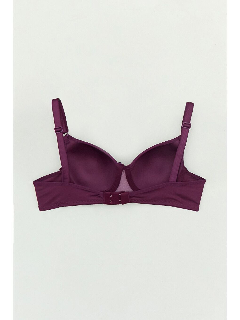 Mürdüm Desteksiz Telli Sütyen-1