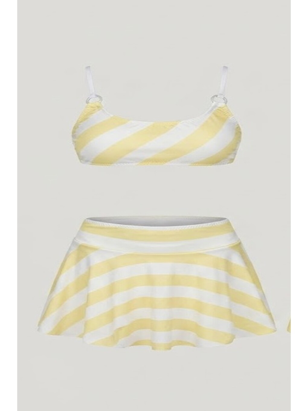 Etekli Bikini Takım 3272 Sarı