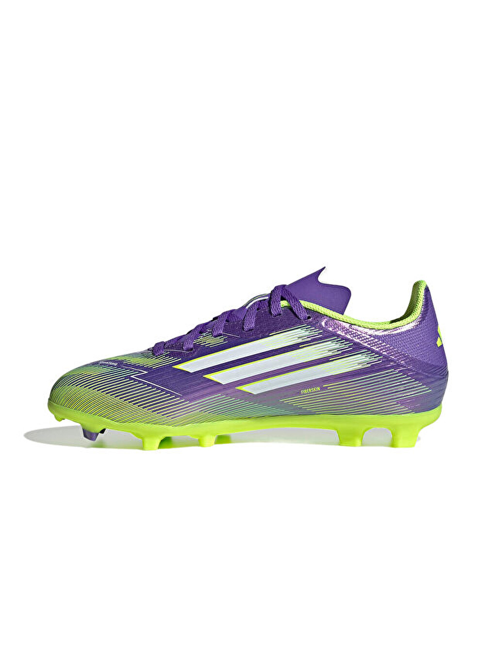 F50 League Fg/mg J Genç Çoklu Çim Zemin Kramponu Jh7747 Mor-1
