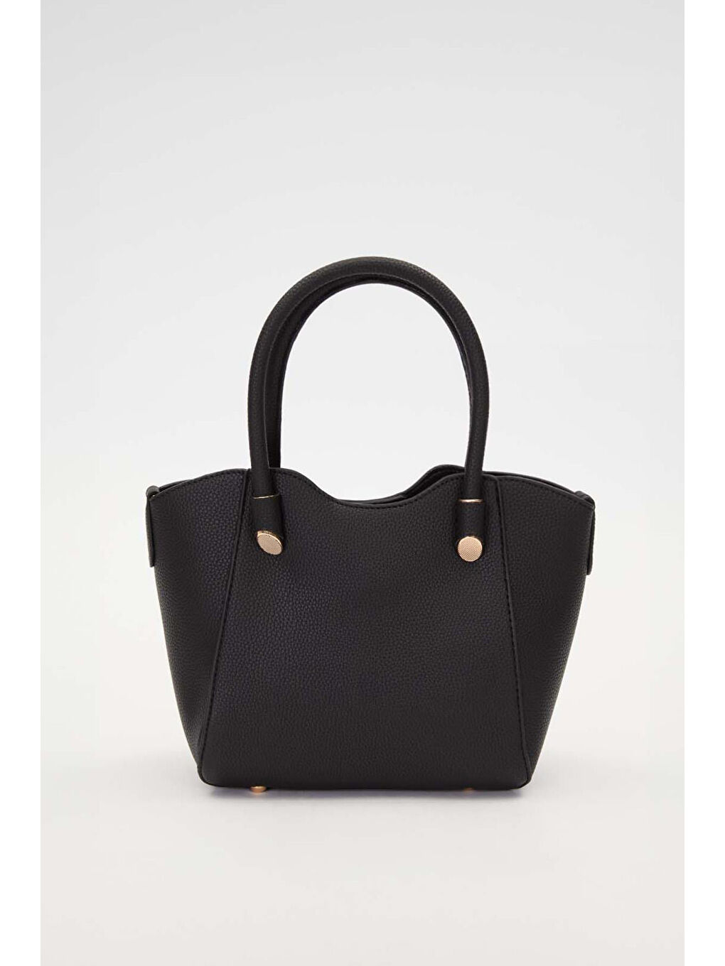 3 Gözlü Fermuarlı Askılı Deri Çanta 930538 Siyah-3