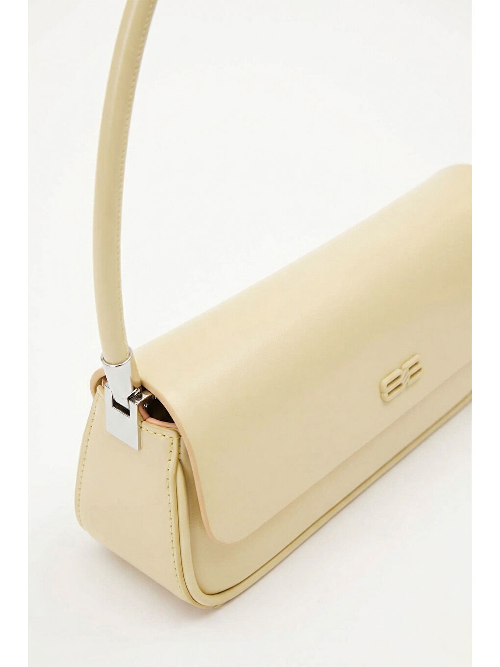 Levidor Premium İnce Askılı Baget Çanta 930414 Tereyağ Sarısı-3