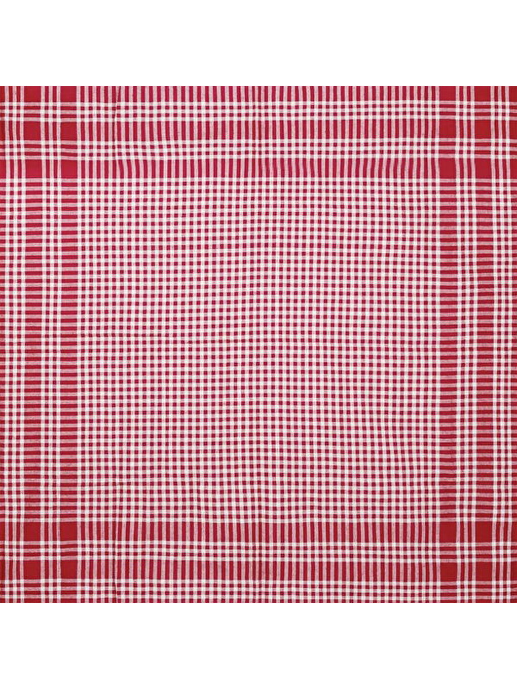 Soft Ekoseli Piknik Örtüsü - Kırmızı - 165x165 cm-2