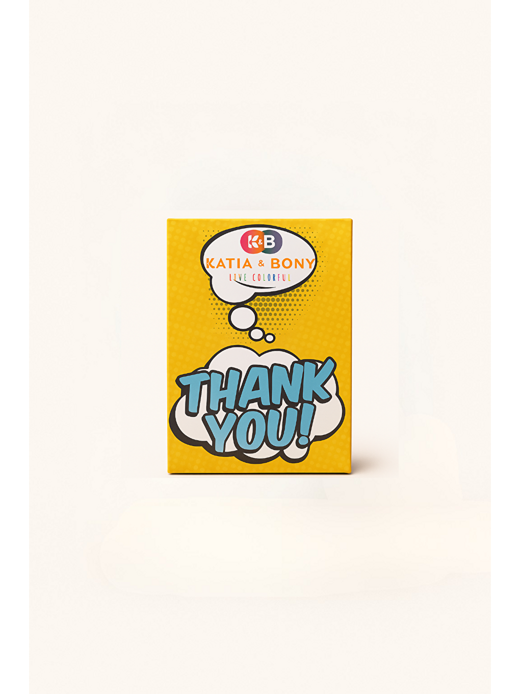 Karışık Unisex 2'Li Thank You Kutulu Soket Çorap-1