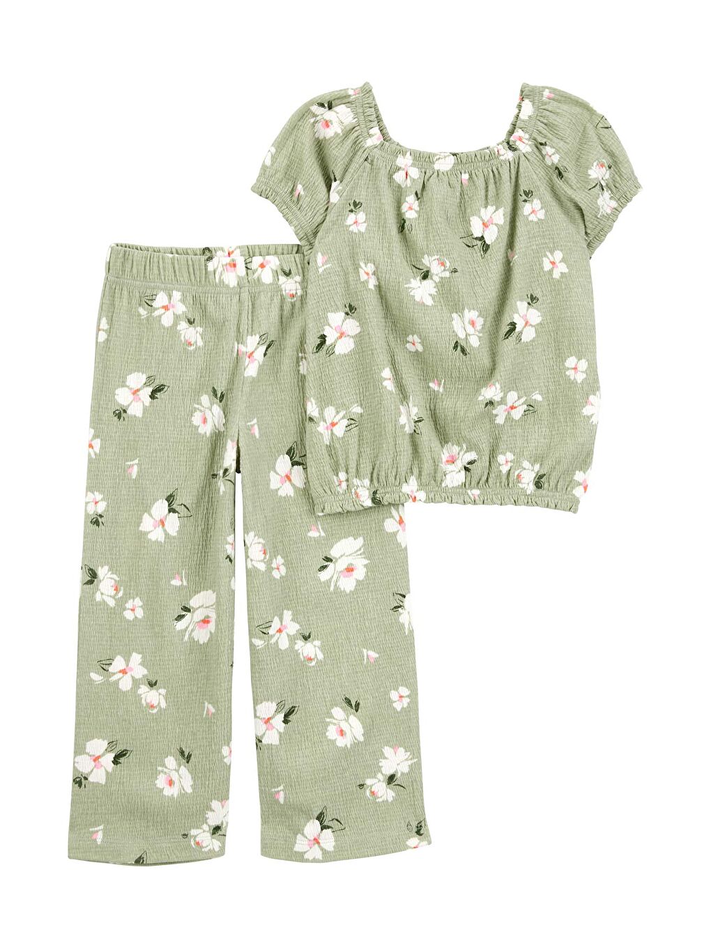 Karışık Küçük Kız Çocuk 2'li Alt Üst Set