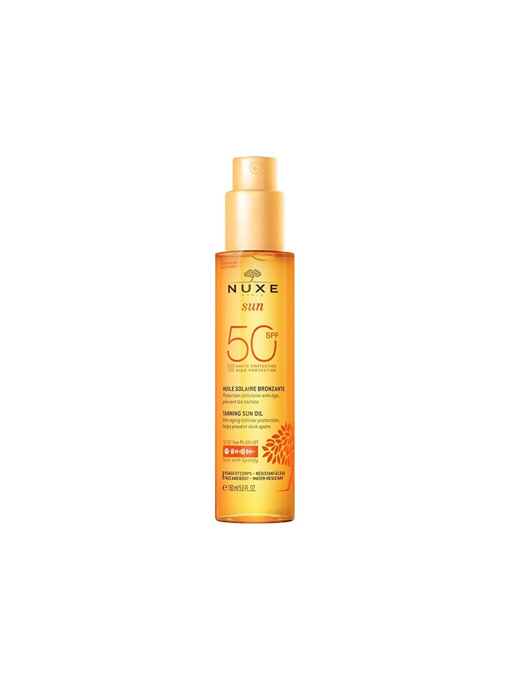 Sun SPF50 Bronzlaştırıcı Güneş Yağı 150 ml