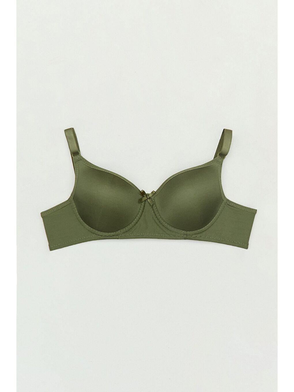 Haki Desteksiz Telli Sütyen