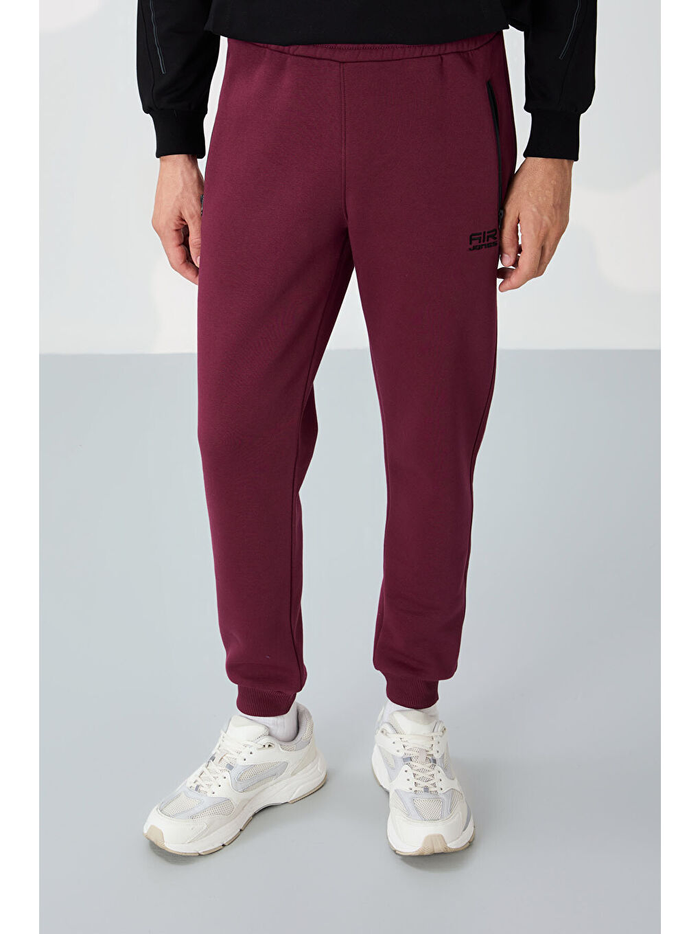 Mor Cesar Erguvan Cepli Şardonlu Erkek Eşofman Alt - 84929-2