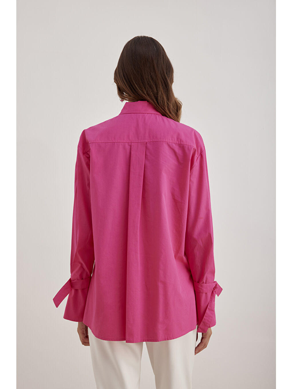 Fuşya 2267111 Kontrast Biyeli Bluz-5