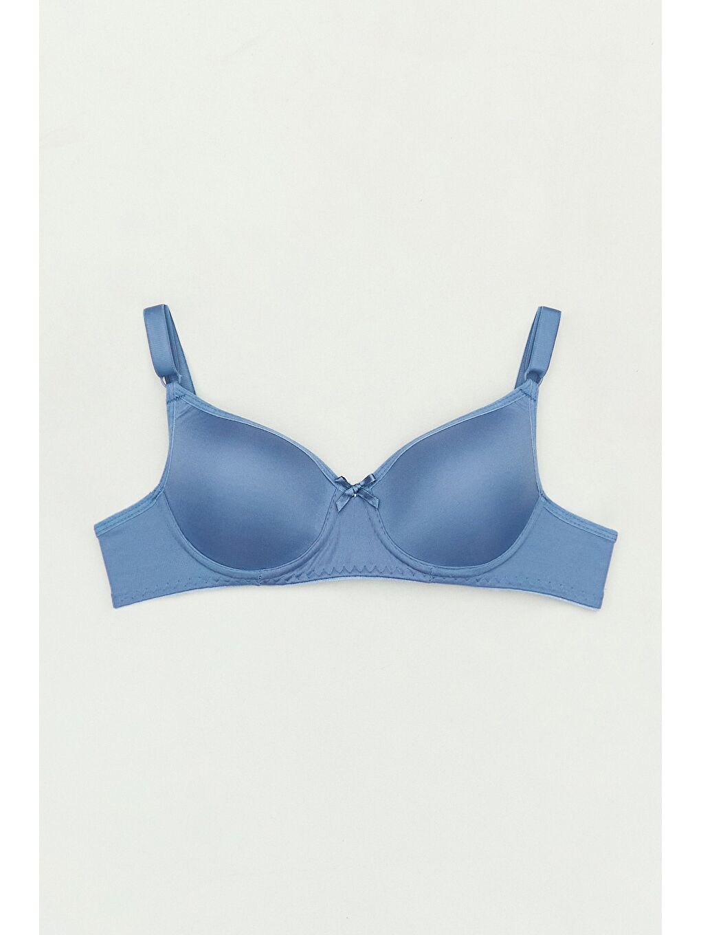 Mavi Desteksiz Telli Sütyen