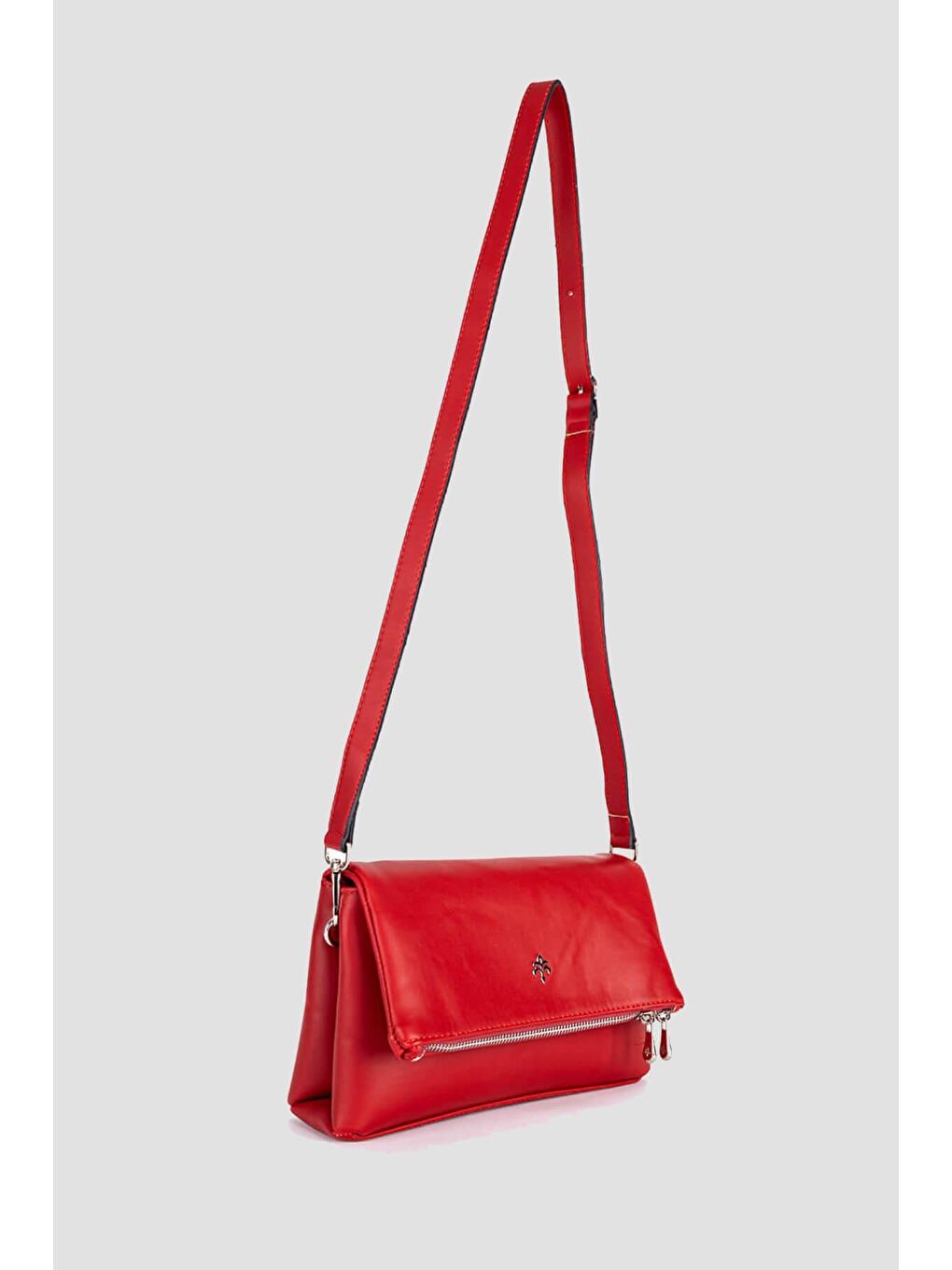 Kırmızı Bölmeli Çapraz Askılı Çanta IM498-1