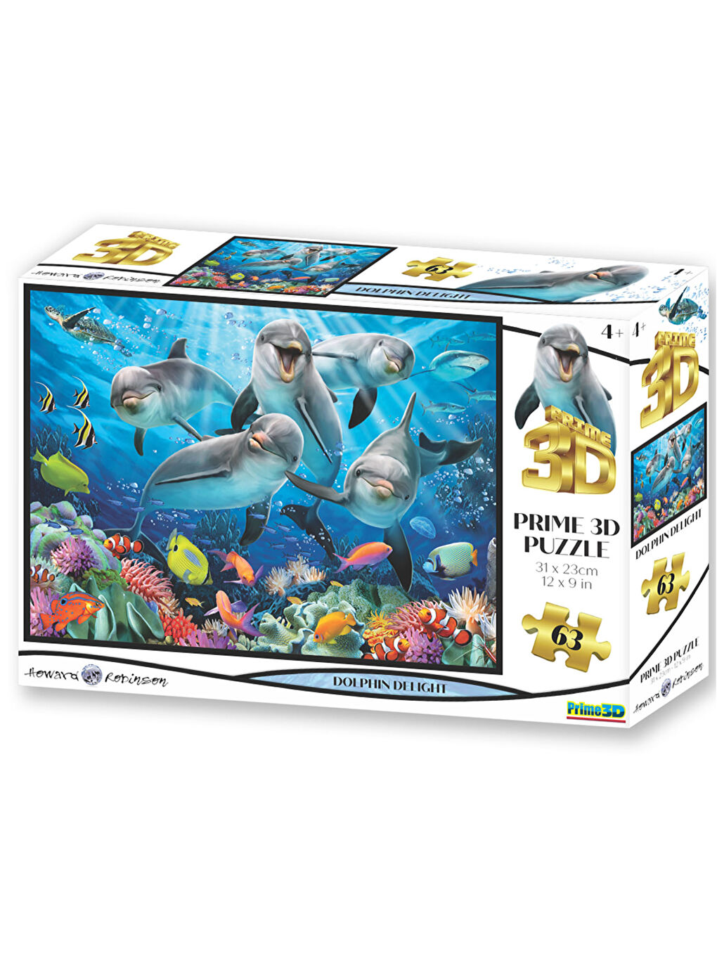 Sevimli Yunuslar 63 Parça Puzzle 10529