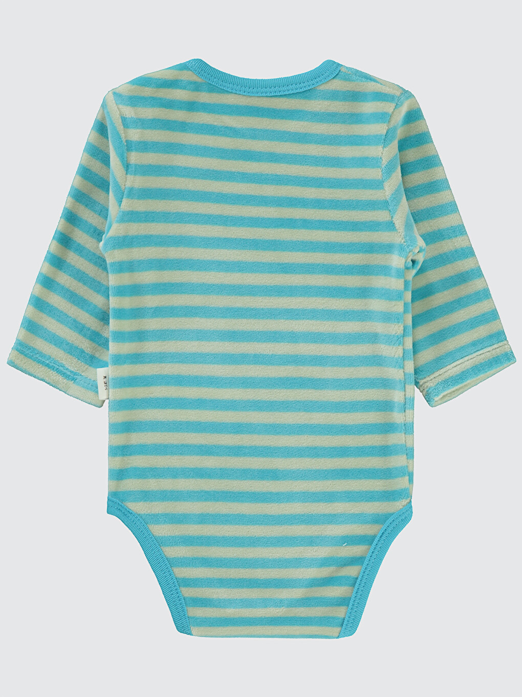 Baby Bebek Çıtçıtlı Badi 1-18 Ay Bebe Mavi-1