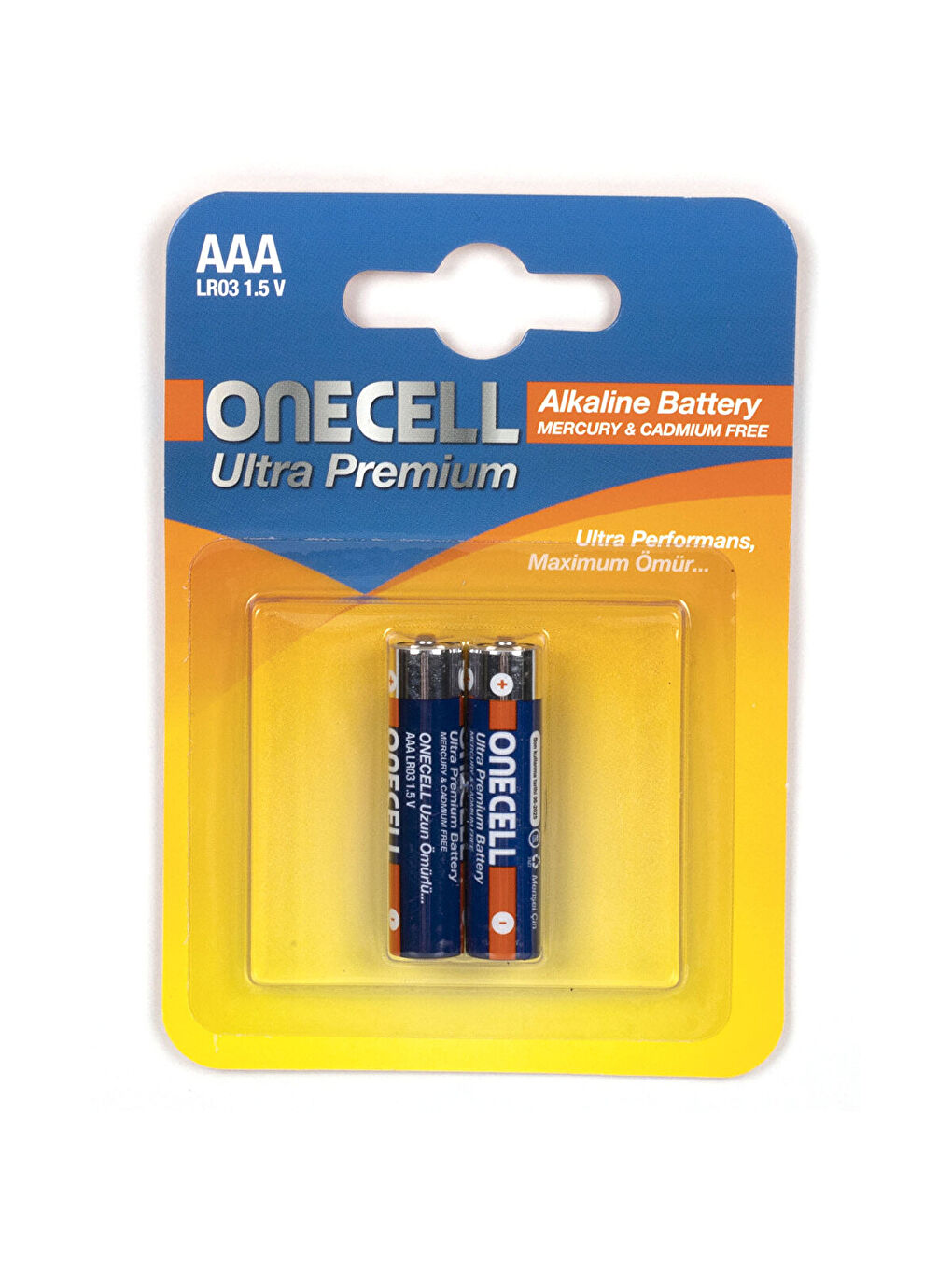 Onecell Ultra Premium Alkalin AAA Boy Pil 2li