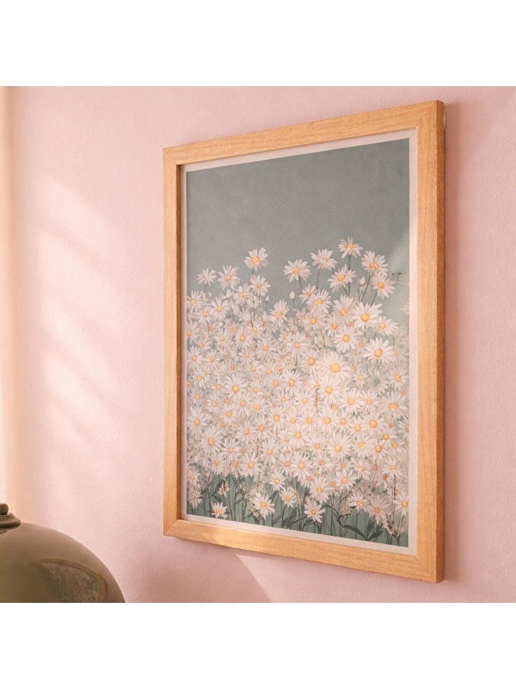 Karışık Deco Daisy Garden Duvar Panosu - Renkli - 30x40 Cm-1