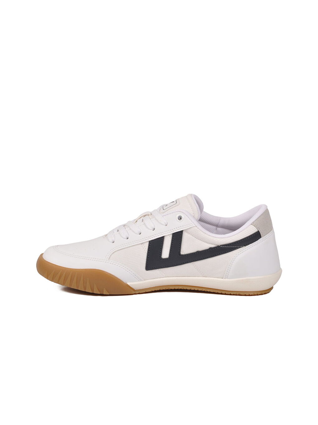 Beyaz Lacivert Bağcıklı Hafif Esnek Erkek Spor Ayakkabı Antares M-3