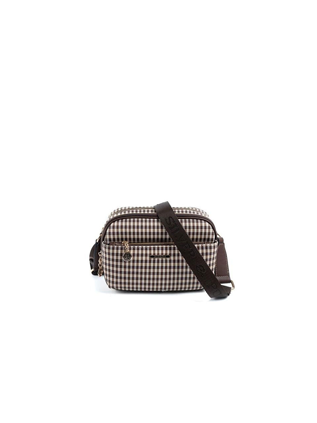 Kahverengi Kadın SP1162-M191 SILVER POLO Çapraz Çanta Kahve Sarı-Kahve-4