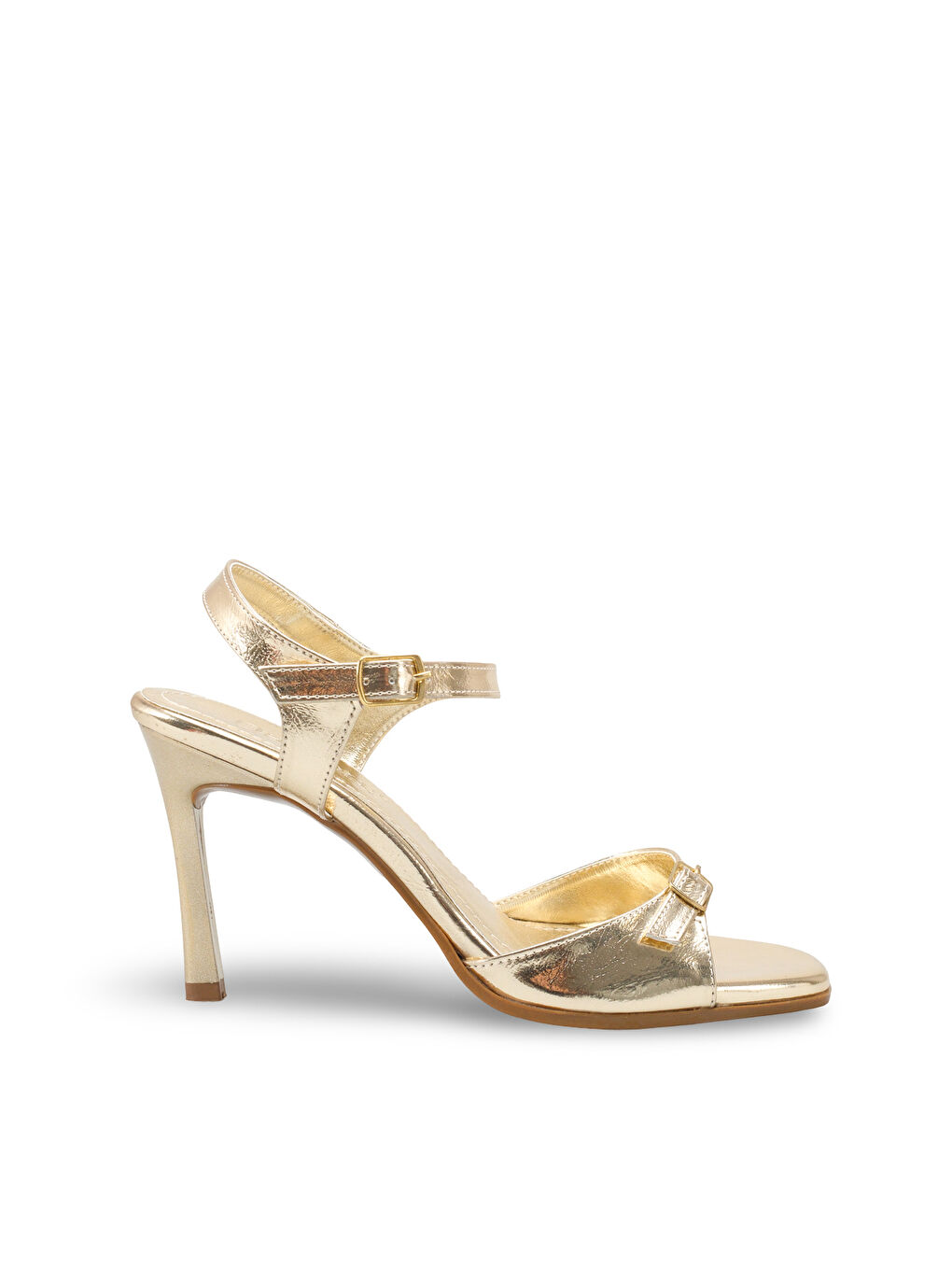 Sarı Maggie Günlük Ortopedik Kadın Klasik Topuklu Ayakkabı-4