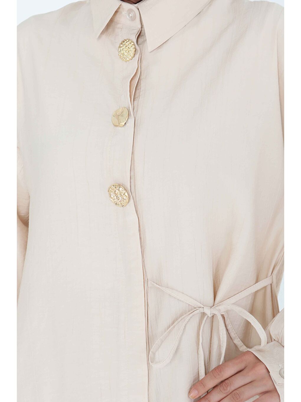 Belden Bağlamalı İkili Takım Bej - 27180-7