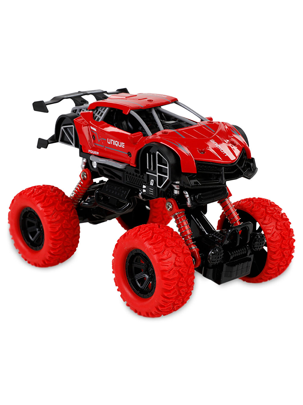 Dıe-Cast Off Road Arabası Çek Bırak Oyuncak Kırmızı-1