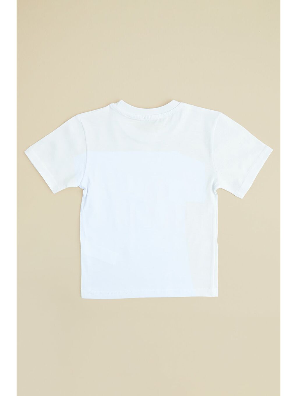 Beyaz Team Captaın Yazı Baskılı Erkek Çocuk Tişört-1