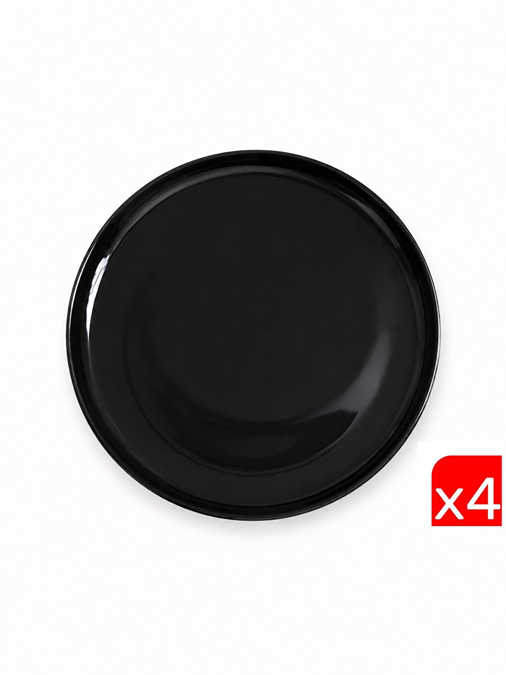 Moderna Servis Tabağı Siyah 24cm Mod24du740104 4 Lü