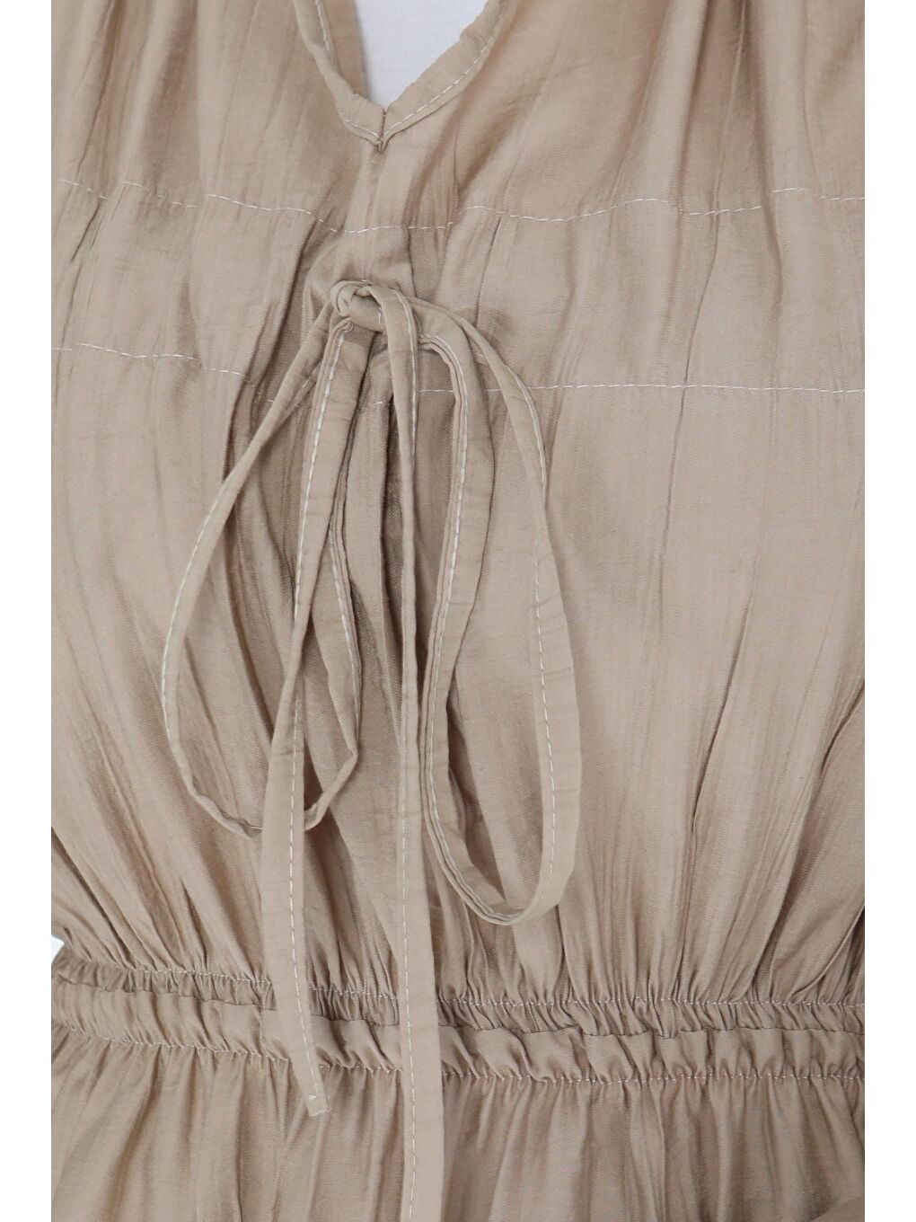 Beli Lastikli İkili Takım Bej - 27177-5