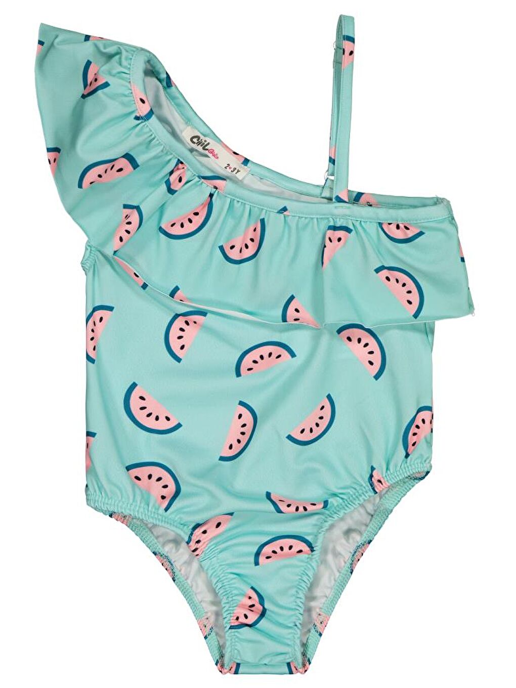 Yeşil Girls Kız Çocuk Mayo 2-12 Yaş-1