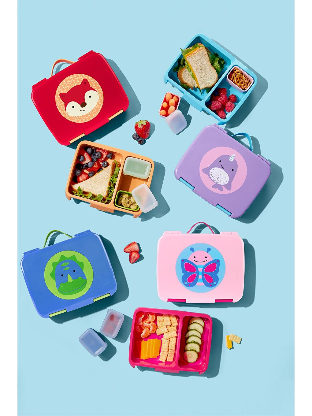 Zoo Bento Beslenme Kutusu Kelebek-5