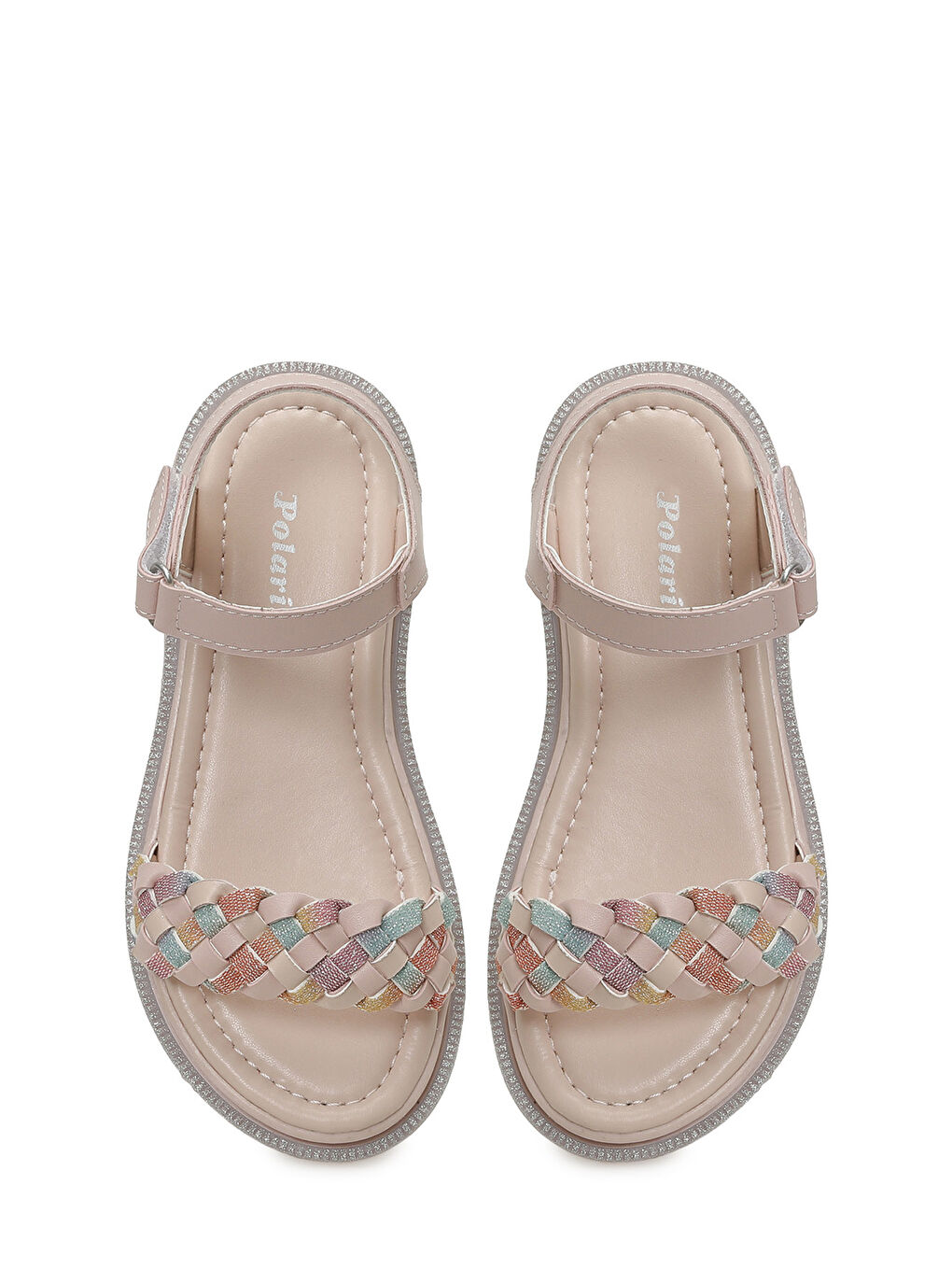 Pembe İLOK.F6FX Pudra Kız Çocuk Sandalet-3