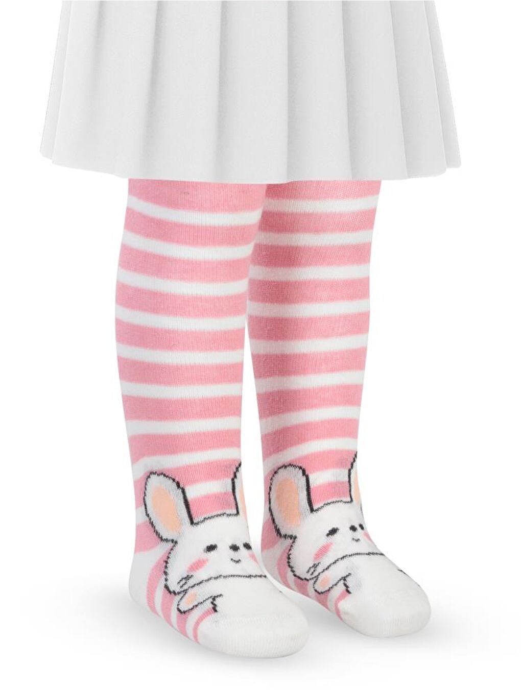 Pembe Baby Tavşan 6-18 Ay Bebek Kız Külotlu Çorap