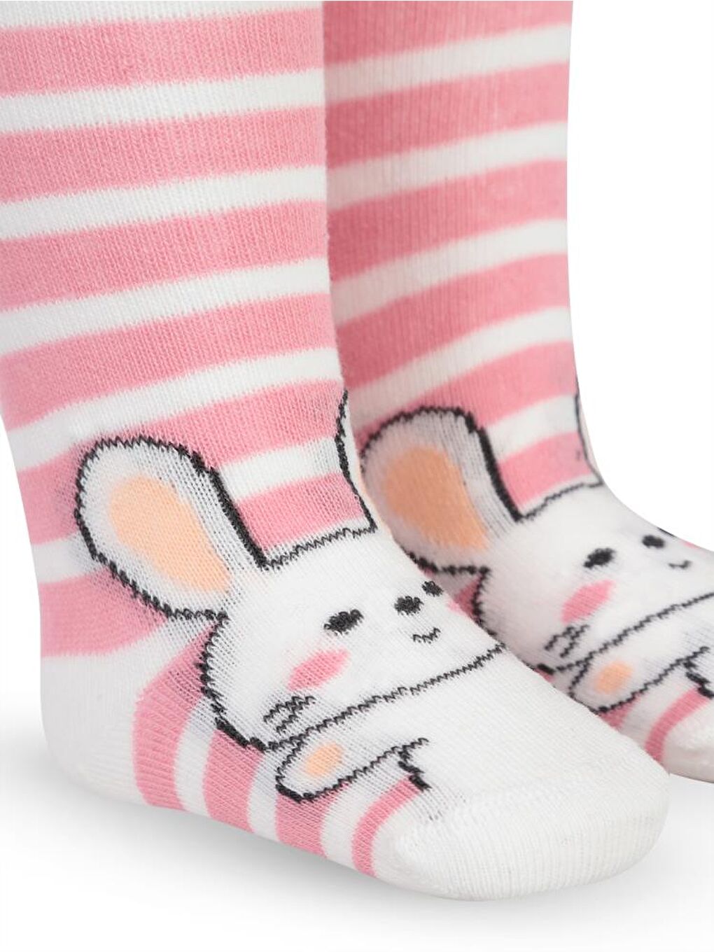 Pembe Baby Tavşan 6-18 Ay Bebek Kız Külotlu Çorap-1