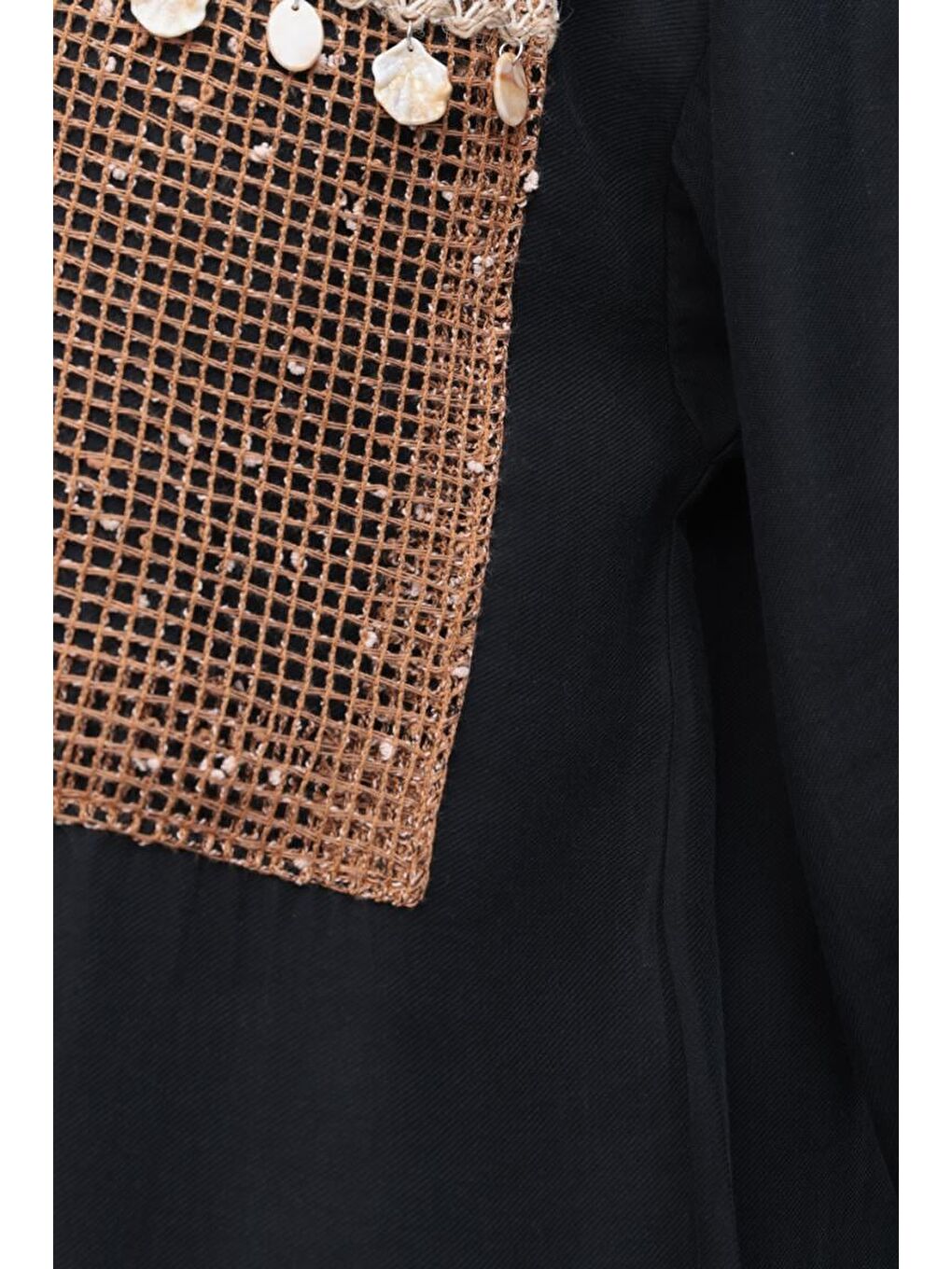 Siyah-File Garnili Gömlek-4