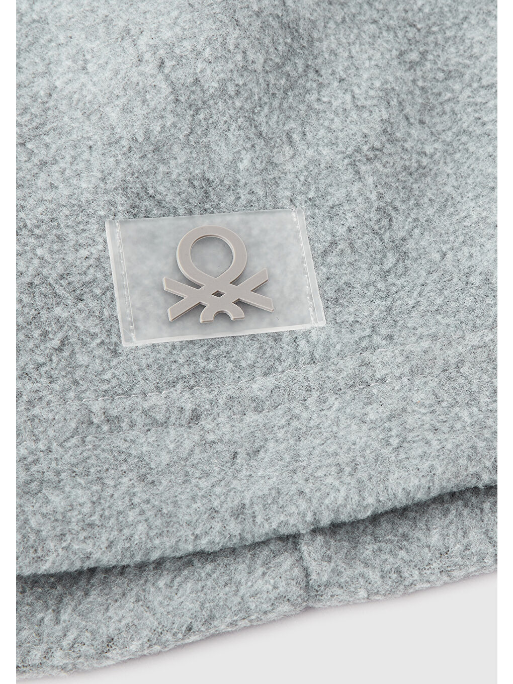 Erkek Çocuk Gri Melanj Logo Detaylı Bere-2