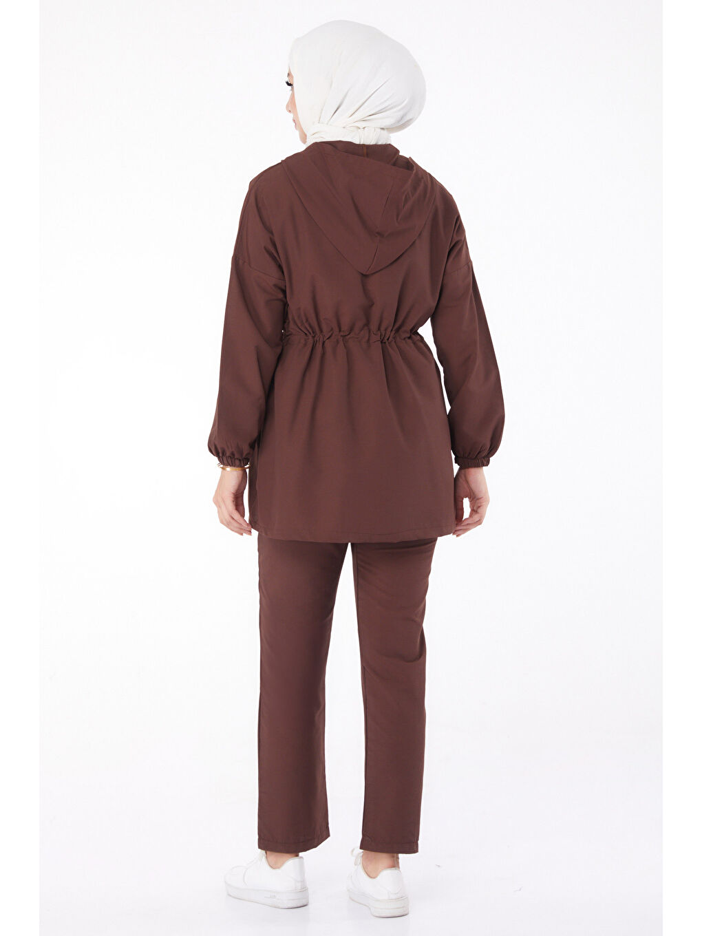 Kahverengi Önden Bağlamalı İkili Takım Kahve - 27073-4