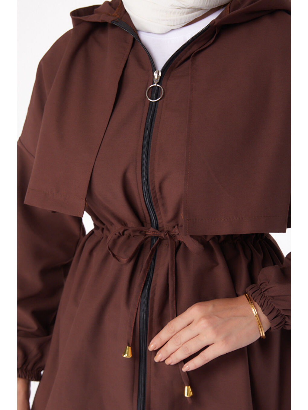 Kahverengi Önden Bağlamalı İkili Takım Kahve - 27073-5