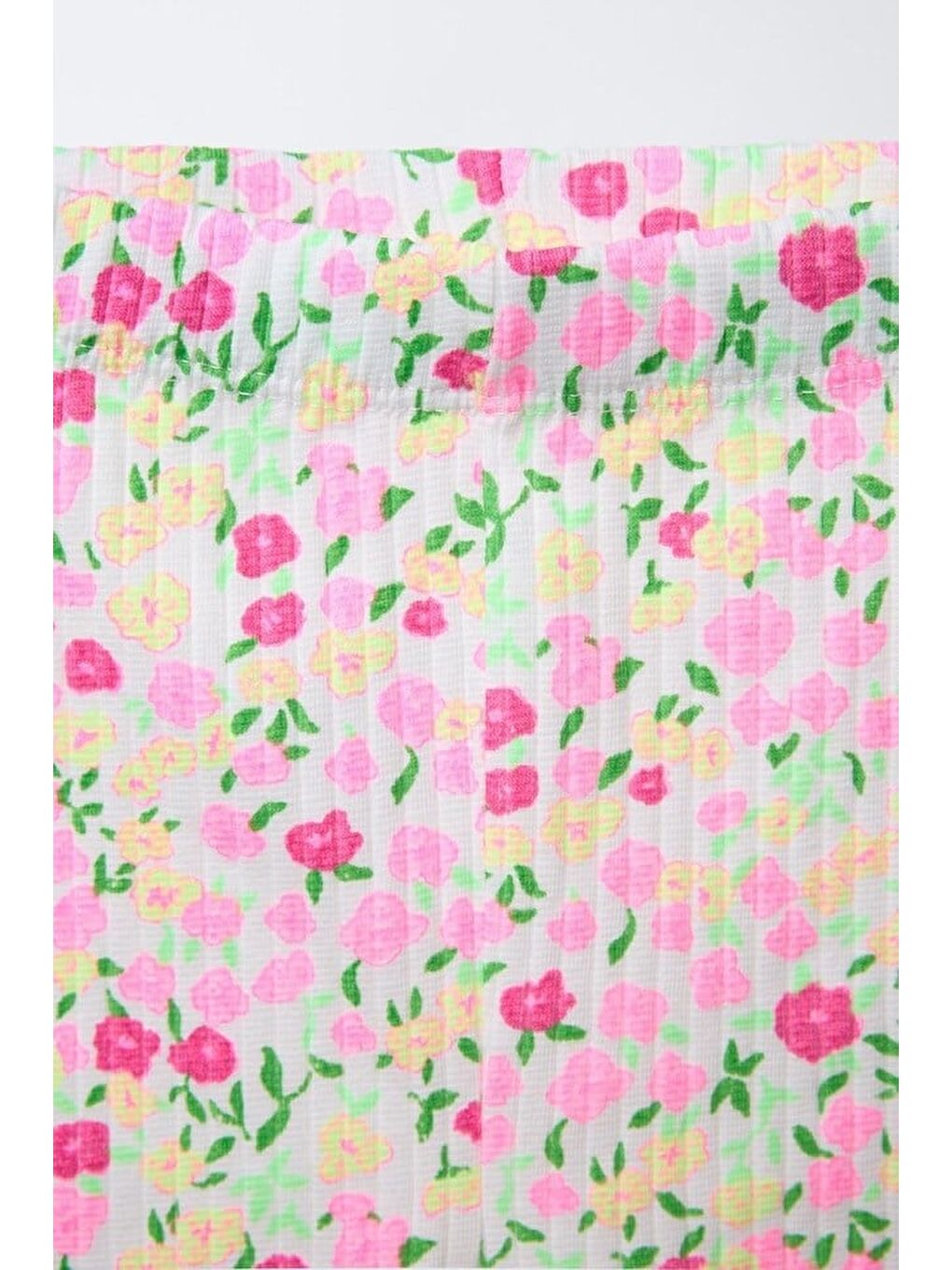 Karışık Kız Çocuk Pamuklu Beyaz Kalp Ve Fiyonklu Fare Baskılı T-Shirt Şort Takım-3