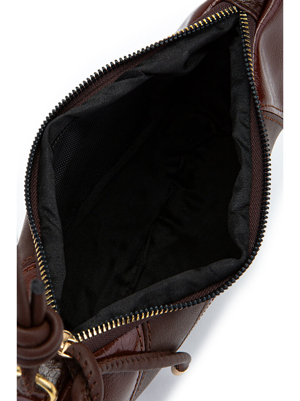 İp Sarkıt Detaylı Suni Deri Bohem Tarz Wade Kadın Çapraz Çanta Kahverengi-4