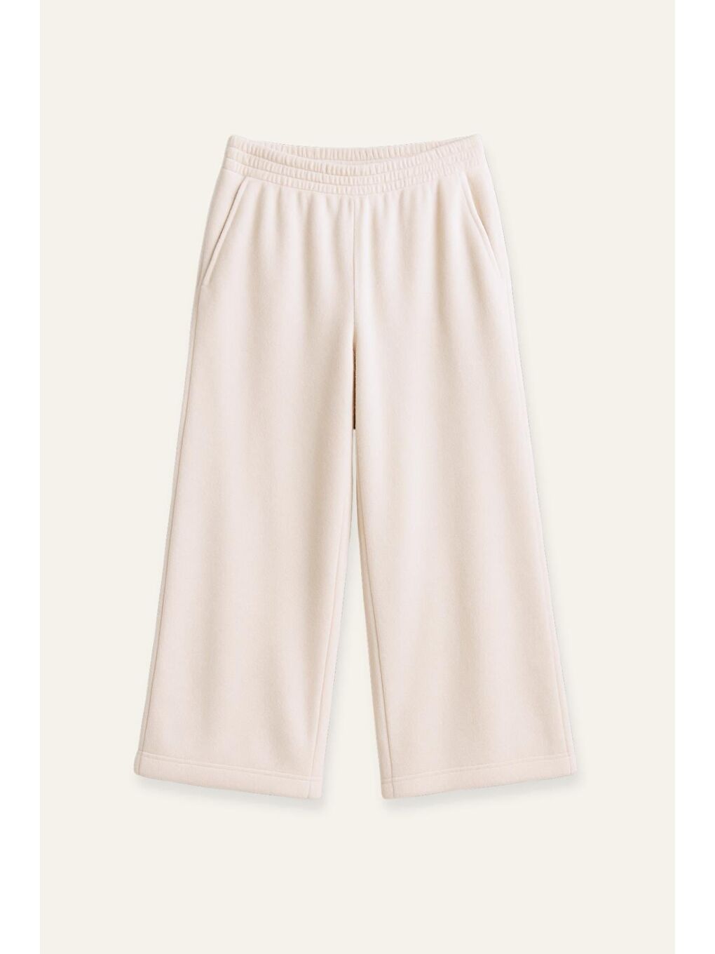 Ekru Kız Çocuk Polar İkili Takım - Krem-2