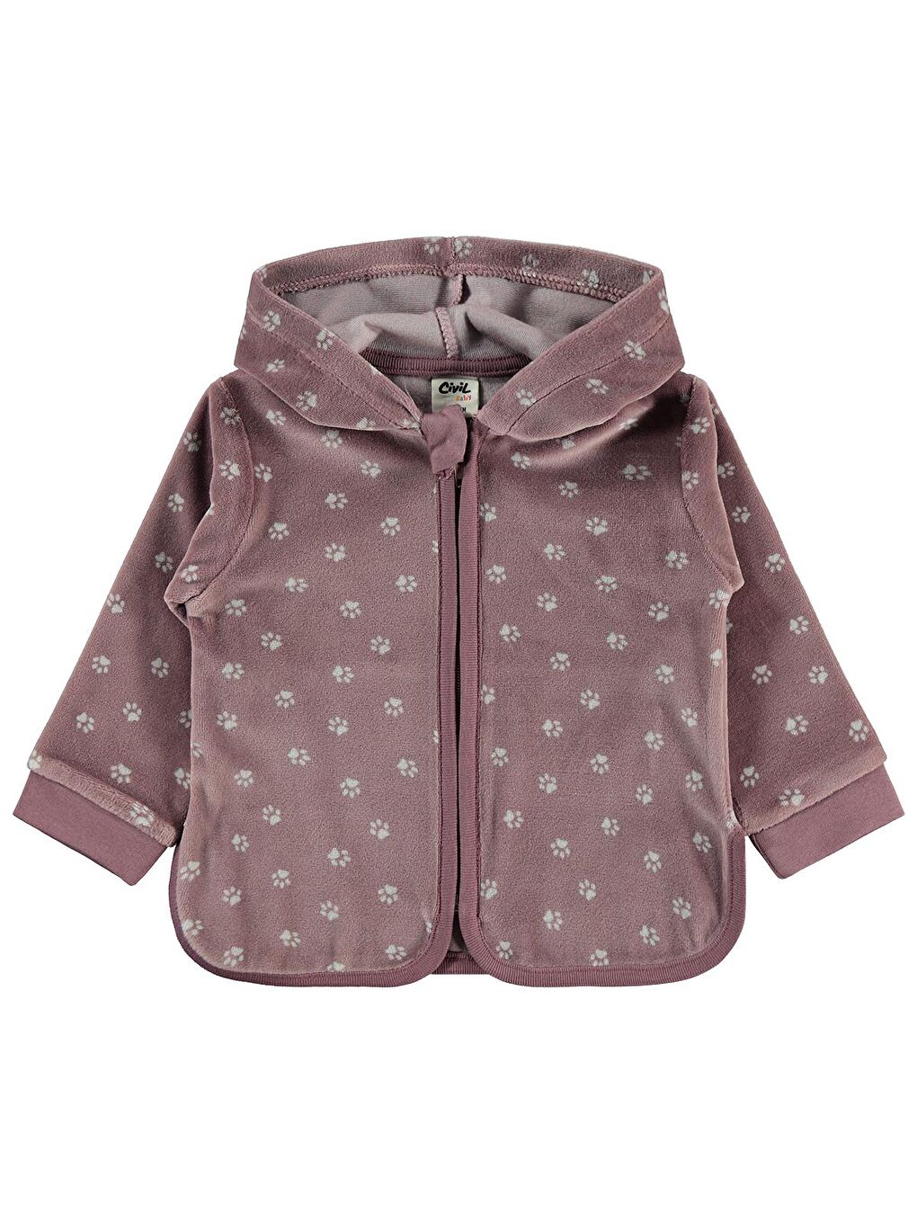 Kahverengi Baby Mini Pati Empirme 6-18 Ay Hırka - Kahve 12-18 Ay