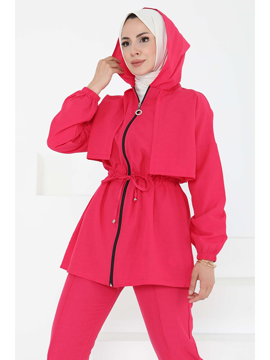 Fuşya Önden Bağlamalı İkili Takım Fusya - 27073