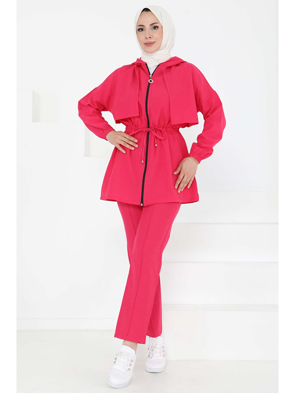 Fuşya Önden Bağlamalı İkili Takım Fusya - 27073-3