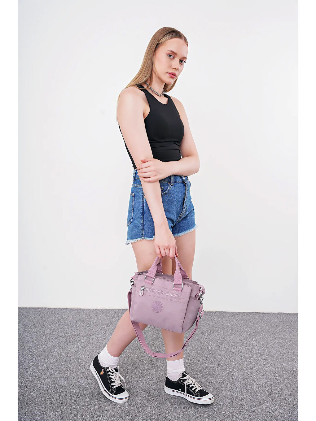 Lila Kadın Omuz Çantası BHPC6007