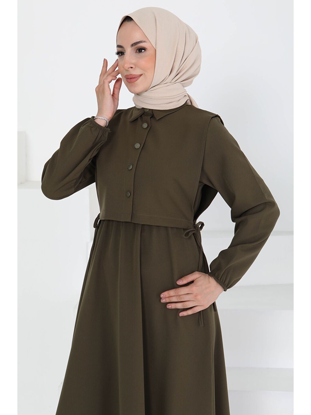 İkili Elbise Takım Haki - 27184