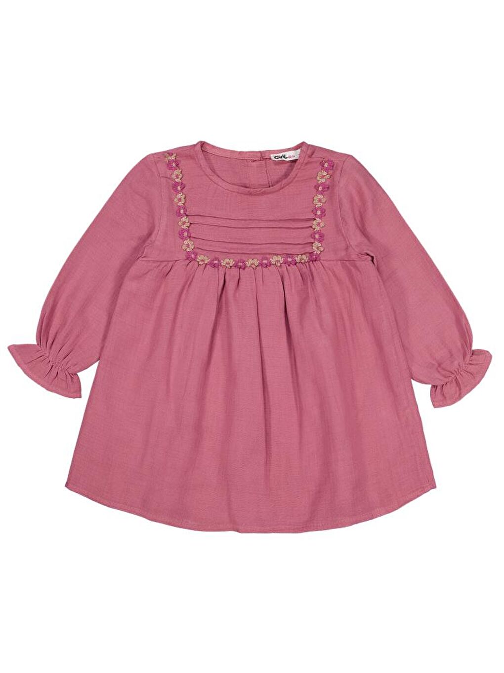 Girls Roba Çiçekli 2-5 Yaş Elbise - Pembe 5-6 Yaş
