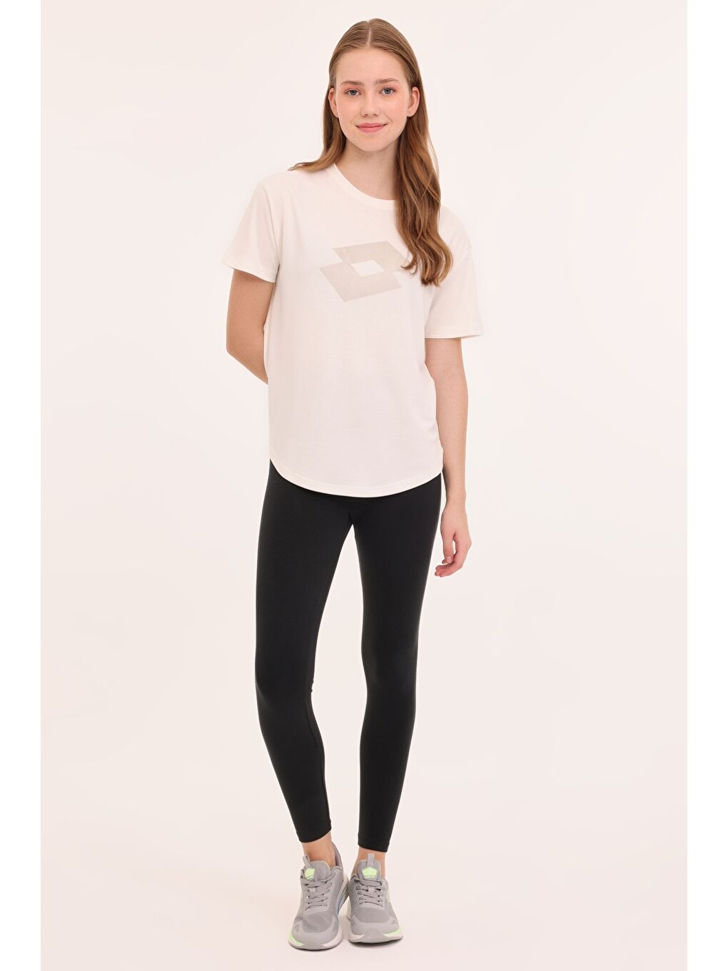 Bej W-NICOLE T-SH 4PR Ekru Kadın Kısa Kol Tişört-2