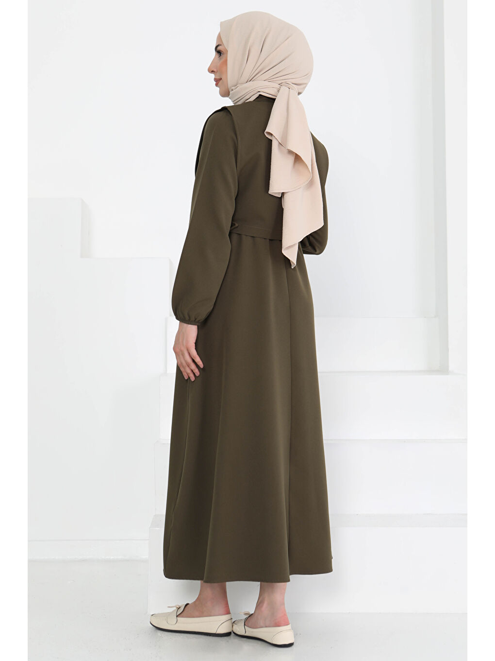 İkili Elbise Takım Haki - 27184-5