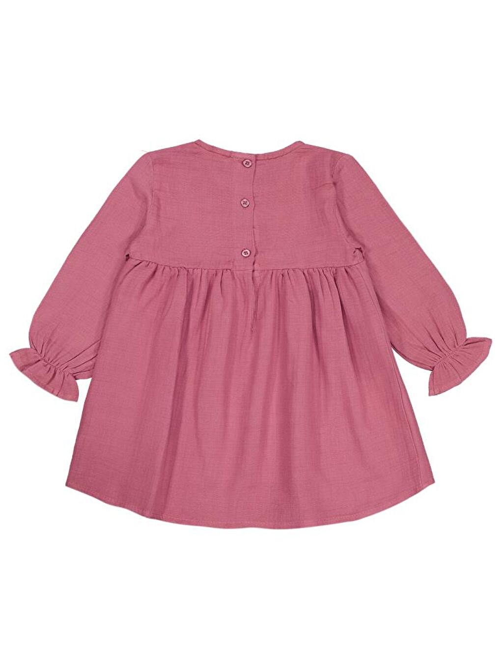 Girls Roba Çiçekli 2-5 Yaş Elbise - Pembe 5-6 Yaş-1