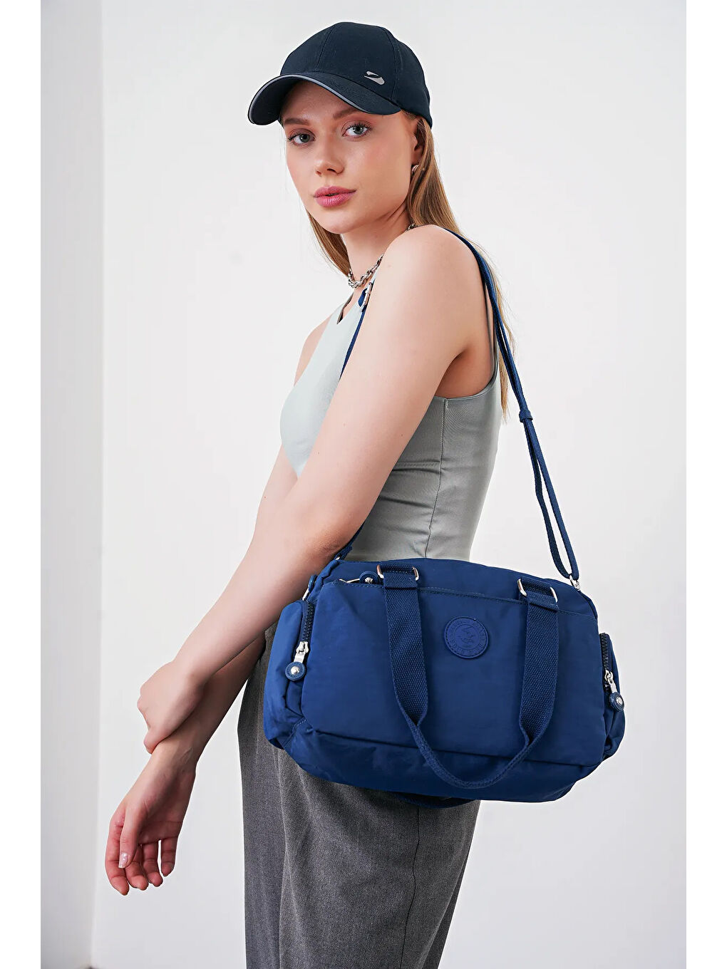 Lacivert Kadın Omuz Çantası BHPC6008-3